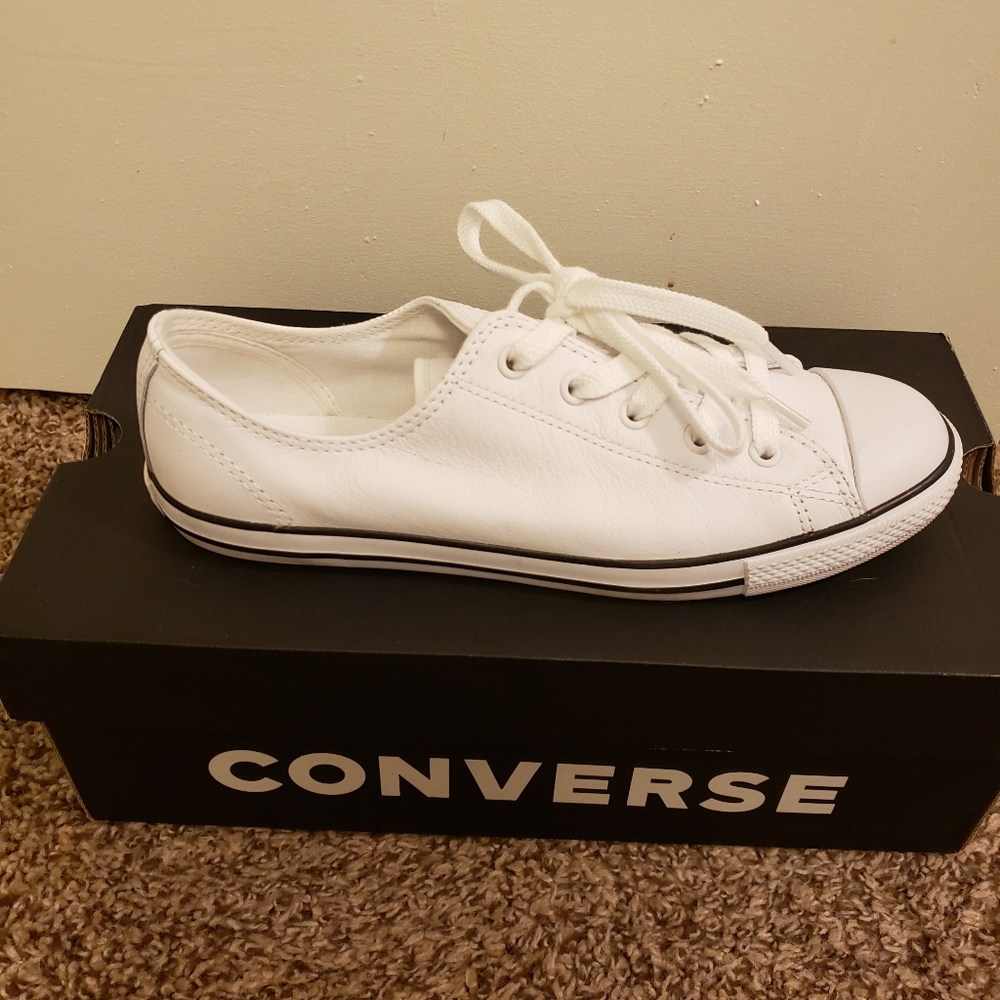 Leather Converse